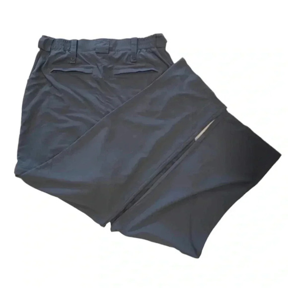 Tilley Grey Nylon Convertible Pants Cargo Shorts  Size 12 - Picture 3 of 10